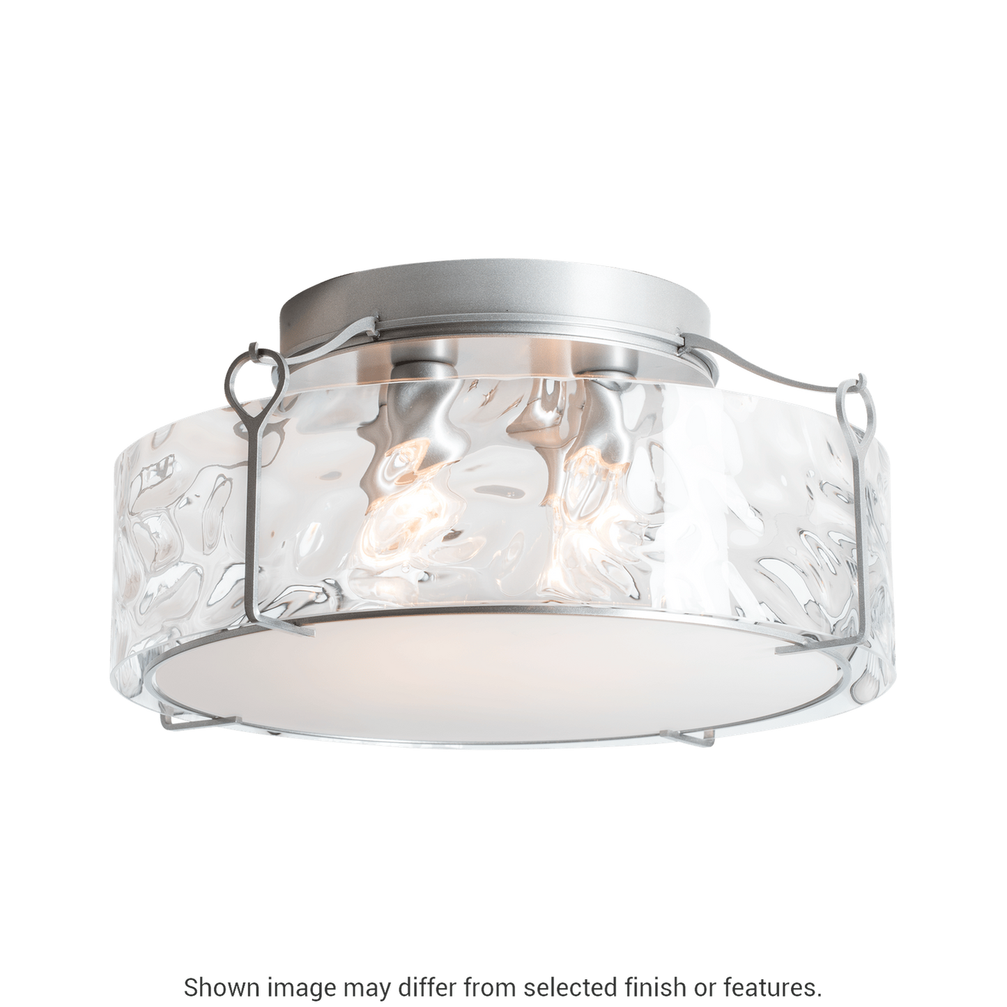 Bow Large Semi-Flush - White - Opal Glass by Hubbardton Forge