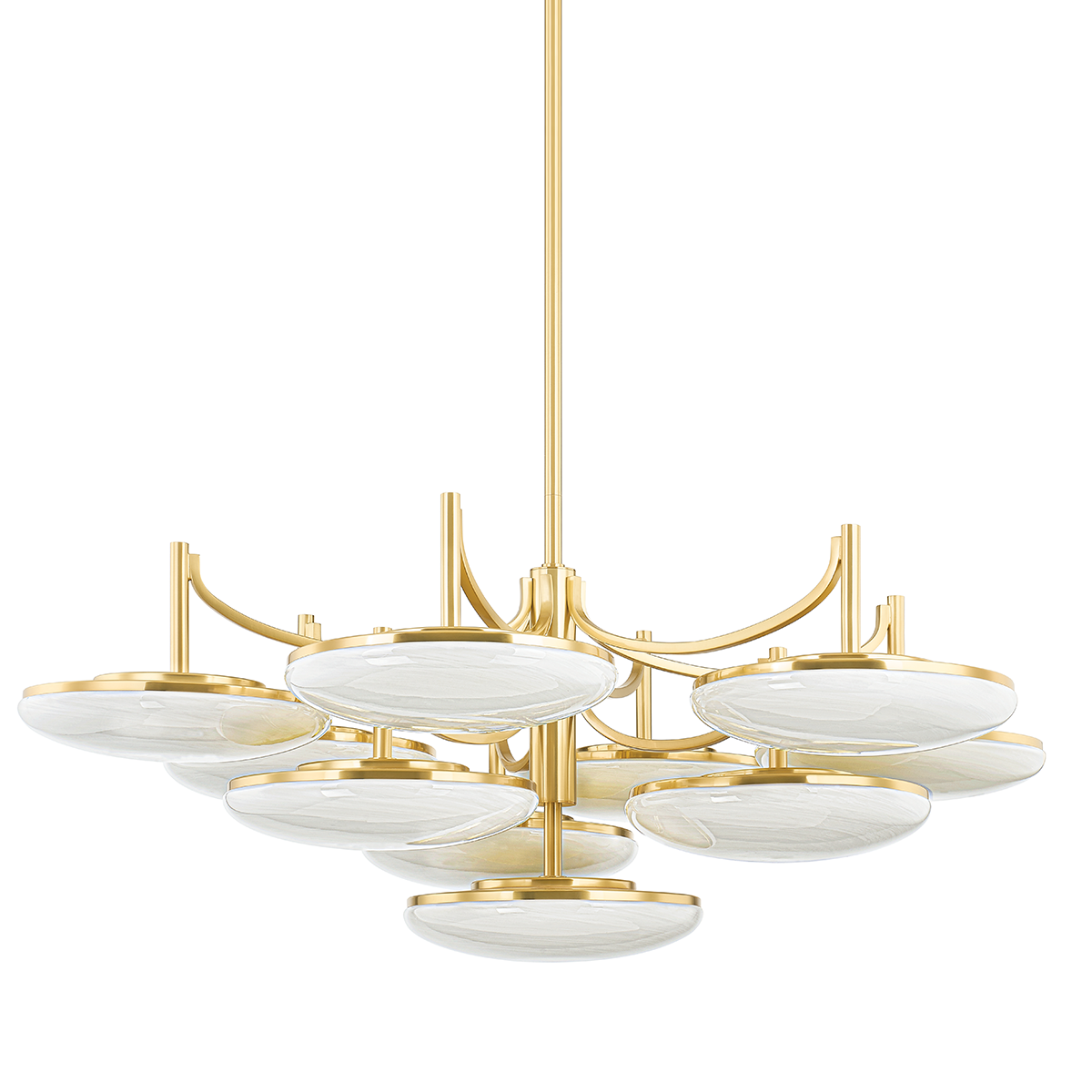 Bregman Chandelier - Aged Brass by Hudson Valley Lighting