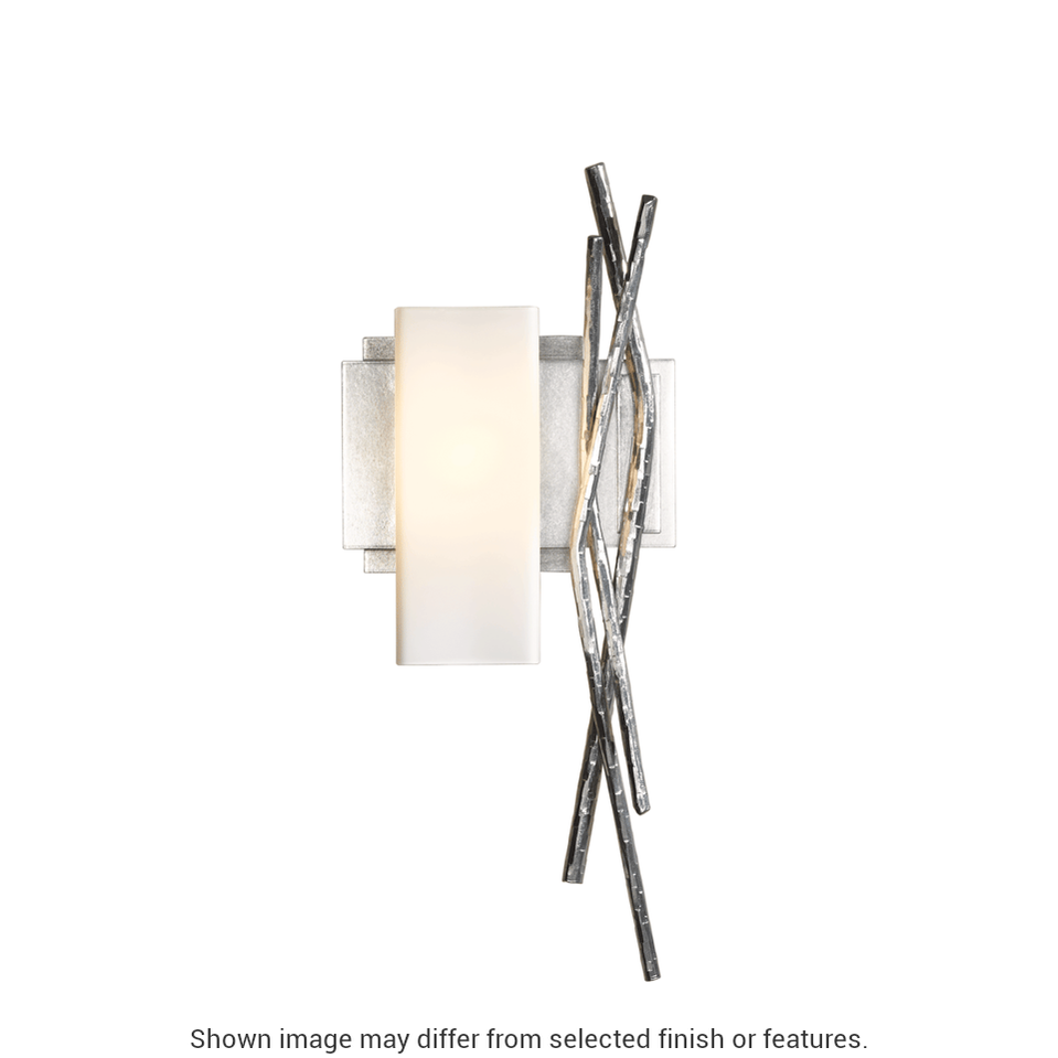 Brindille Sconce - White - Left-Facing by Hubbardton Forge