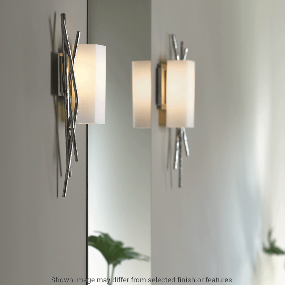 Brindille Sconce - White - Right-Facing by Hubbardton Forge