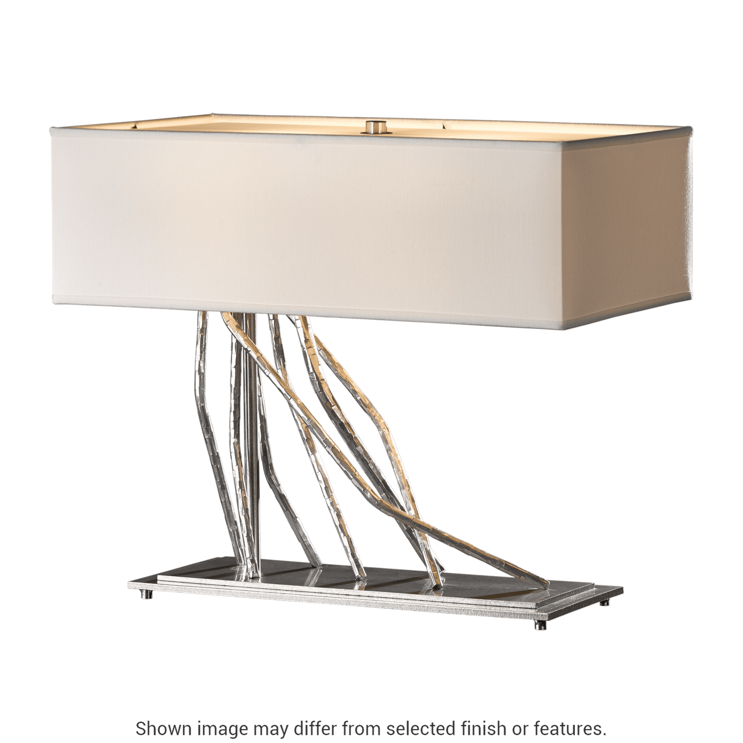 Brindille Table Lamp - White - Flax Shade by Hubbardton Forge