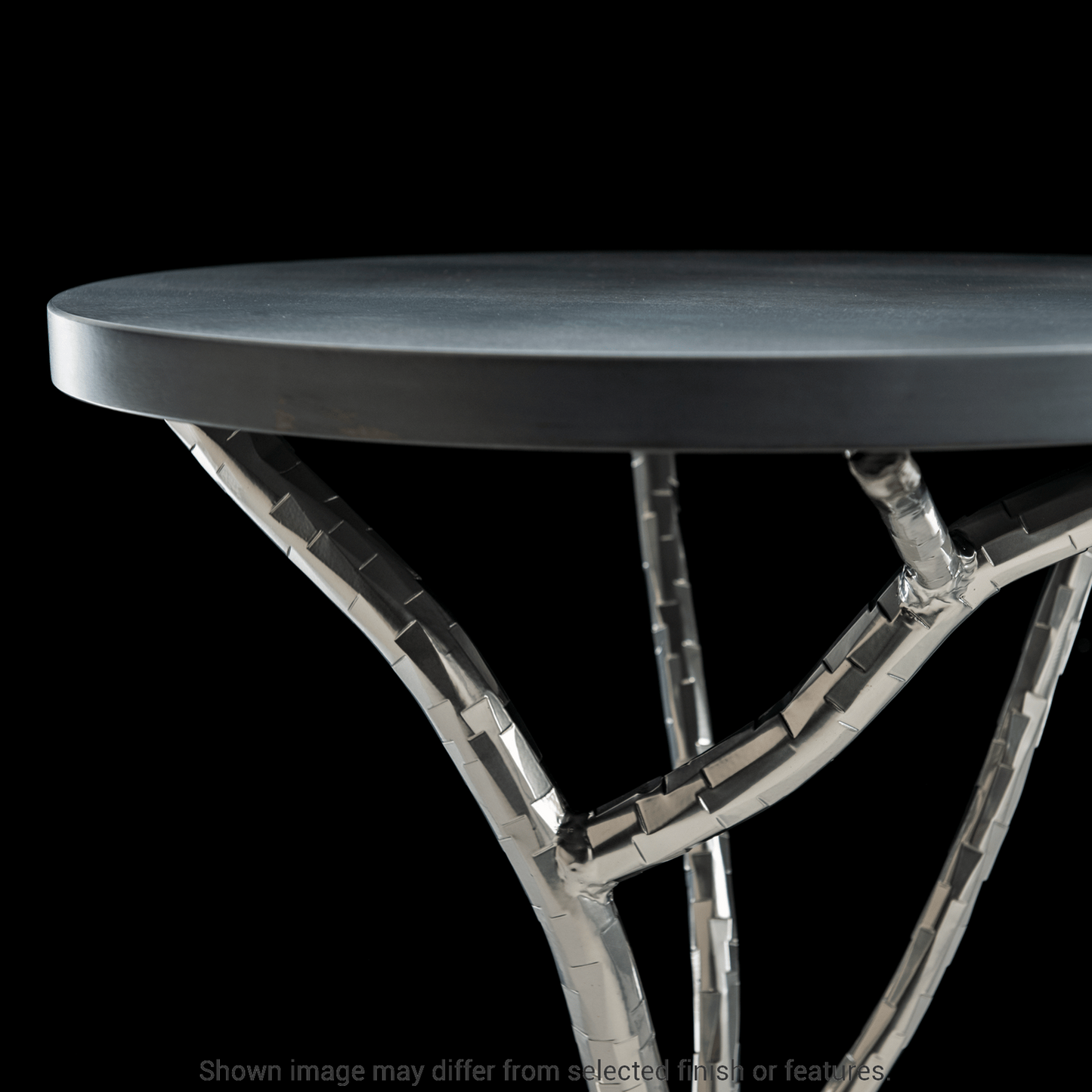 Brindille Wood Top Accent Table - White - Maple Natural Accent by Hubbardton Forge