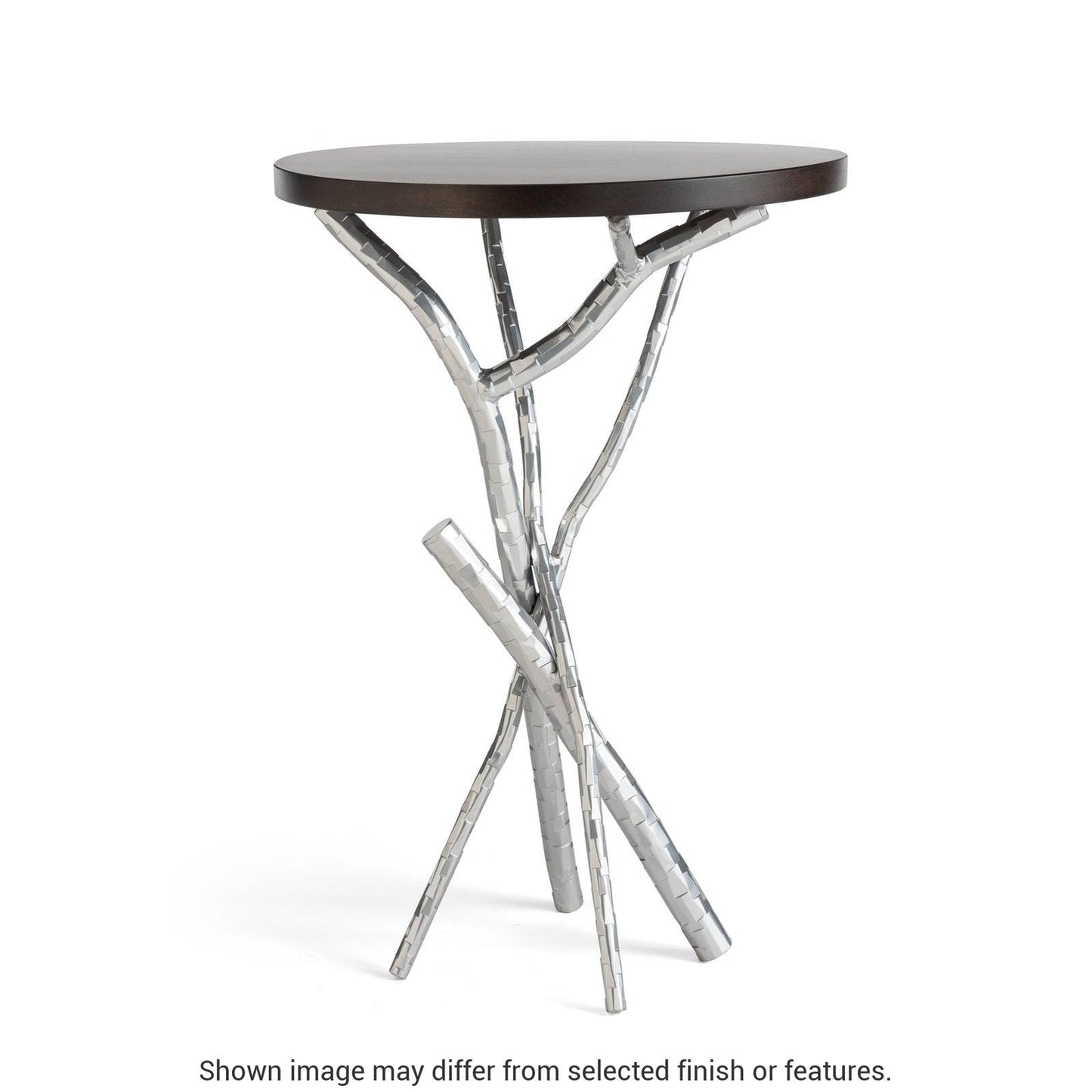 Brindille Wood Top Accent Table - White - Maple Natural Accent by Hubbardton Forge
