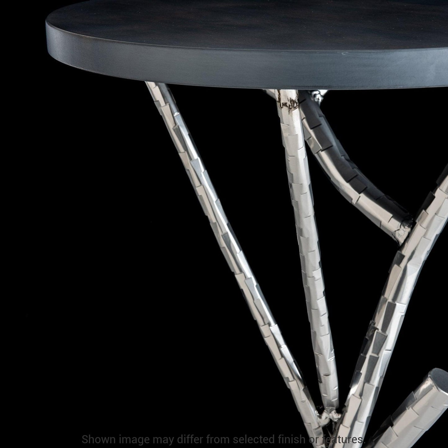Brindille Wood Top Accent Table - White - Maple Natural Accent by Hubbardton Forge