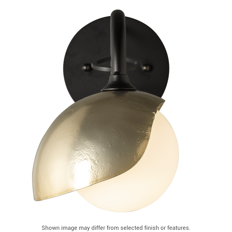 Brooklyn 1-Light Single Shade Long Arm Sconce - White by Hubbardton Forge