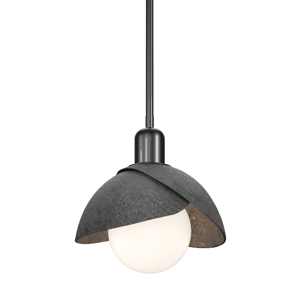 Brooklyn Double Shade Mini Pendant - Ink by Hubbardton Forge