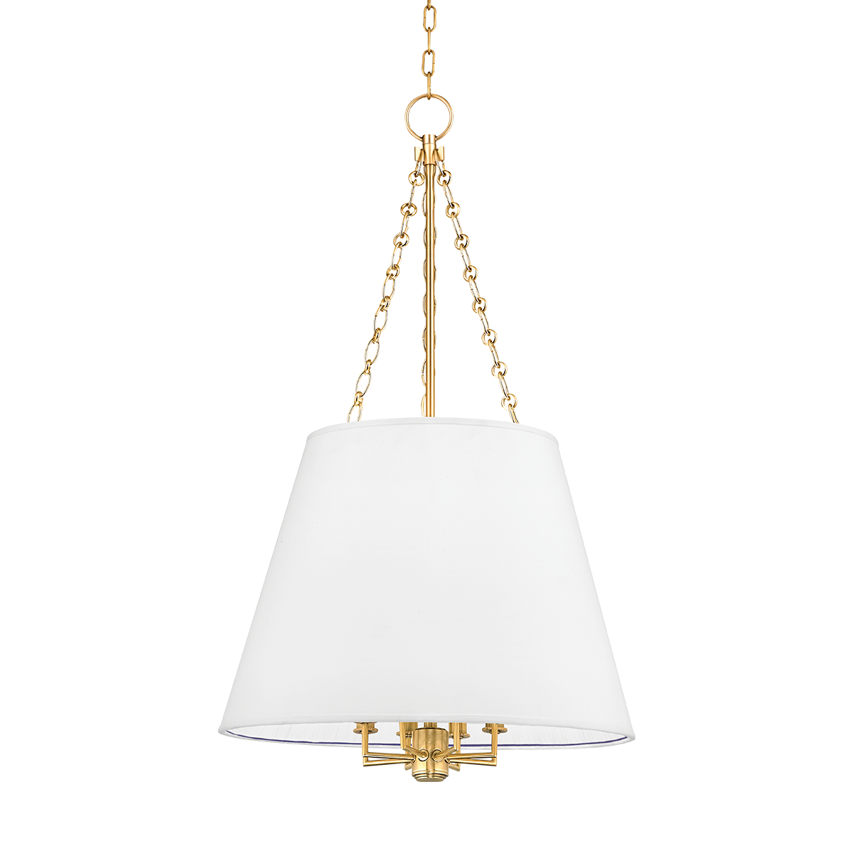 Burdett Pendant - 8-Light - Aged Brass by Hudson Valley Lighting