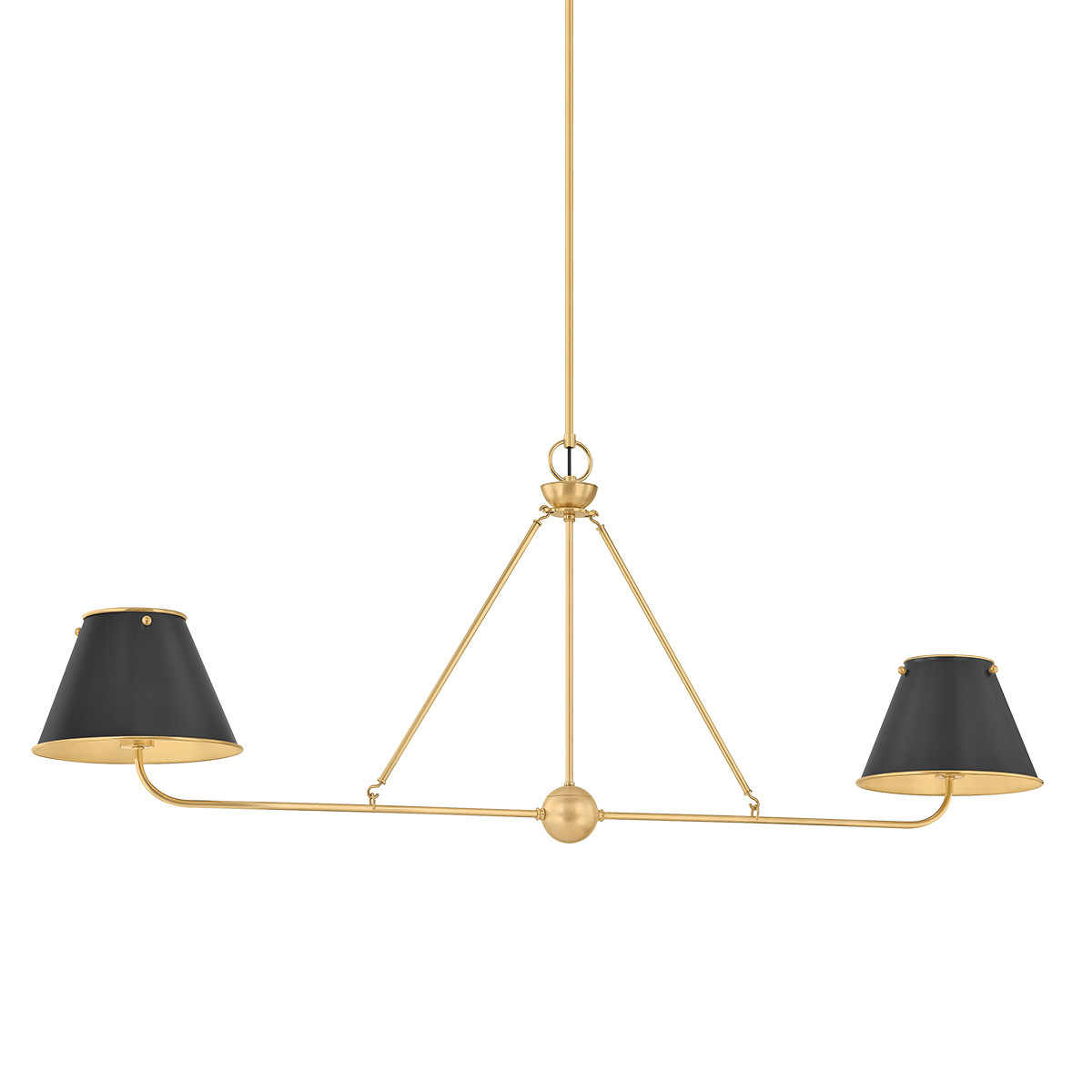 Burghley Linear - Aged Brass/Distressed Bronze by Hudson Valley Lighting
