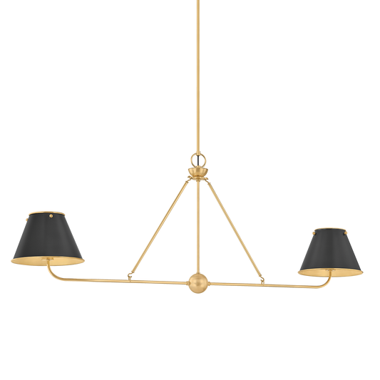 Burghley Linear - Aged Brass/Distressed Bronze by Hudson Valley Lighting
