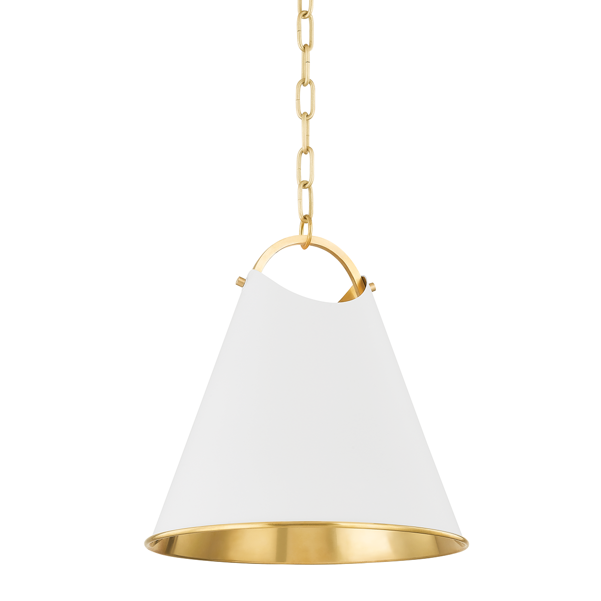Burnbay Pendant - Aged Brass by Hudson Valley Lighting