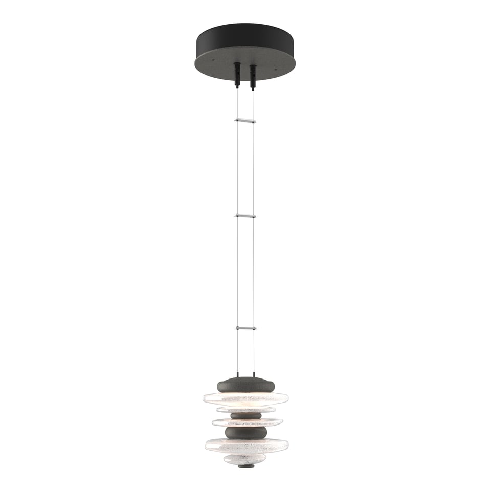Cairn Mini Pendant - Natural Iron by Hubbardton Forge