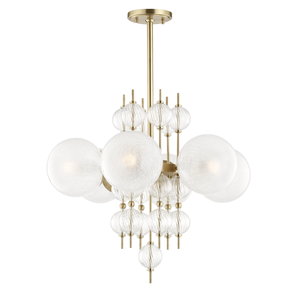 Calypso Chandelier - 6-Light - Aged Brass by Hudson Valley Lighting