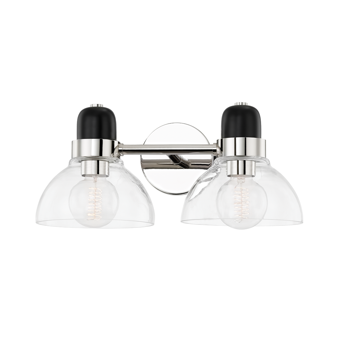 Camile Vanity Light - 2-Light - Polished Nickel - Mitzi H482302-PN