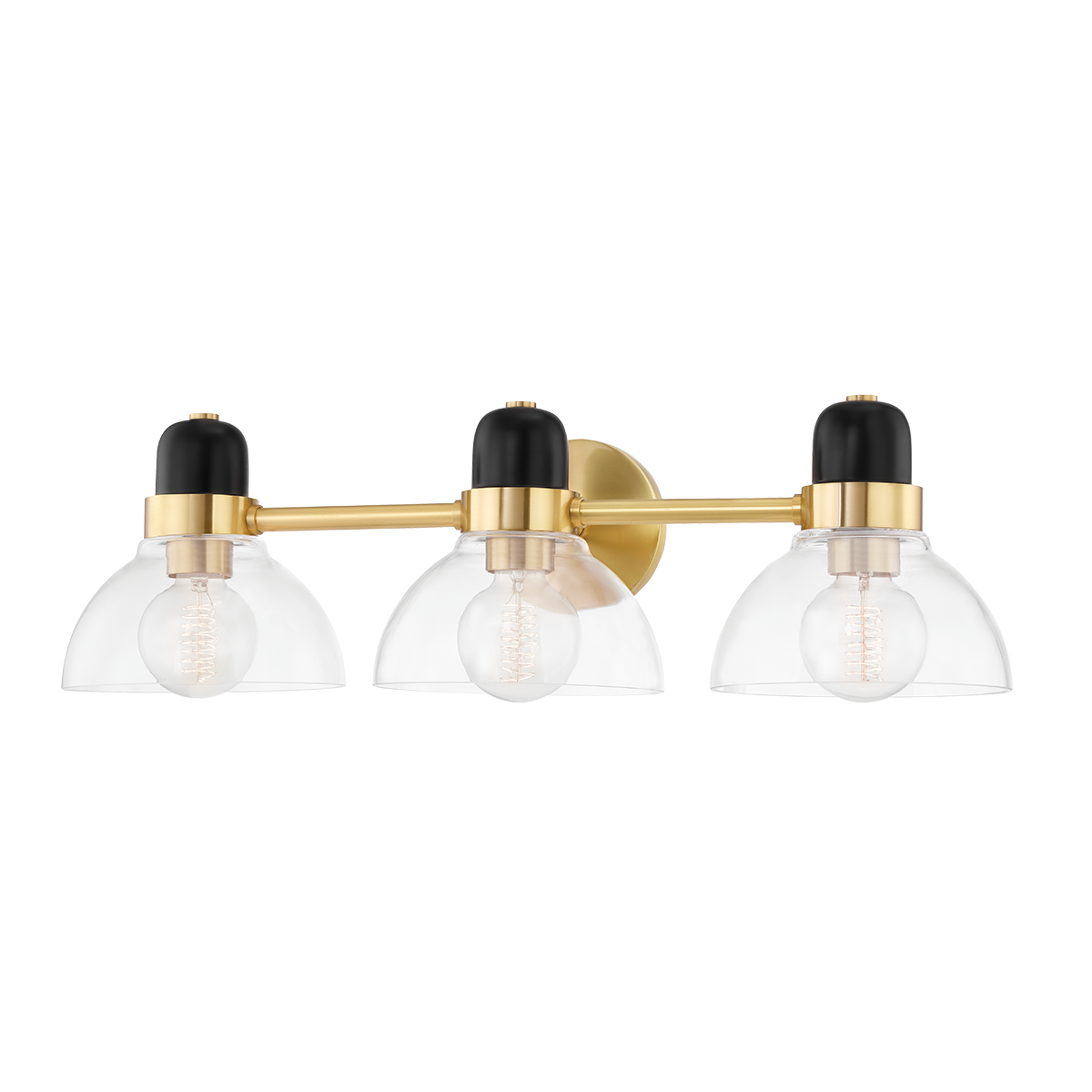 Camile Vanity Light - 3-Light - Aged Brass - Mitzi H482303-AGB