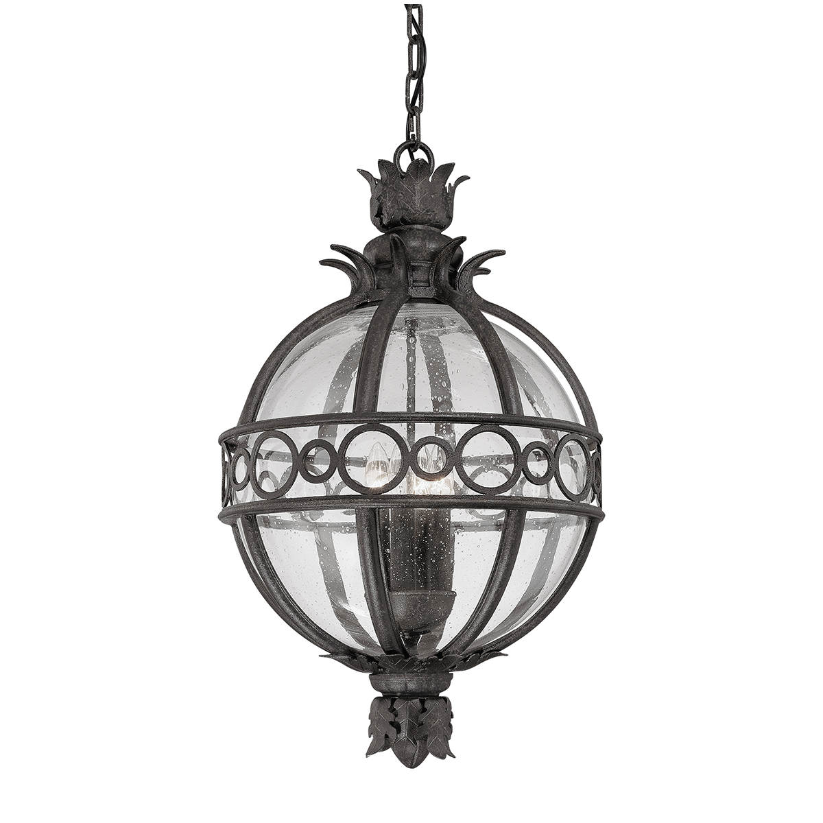 Campanile Lantern - 3-Light - French Iron - Troy Lighting F5008-FRN