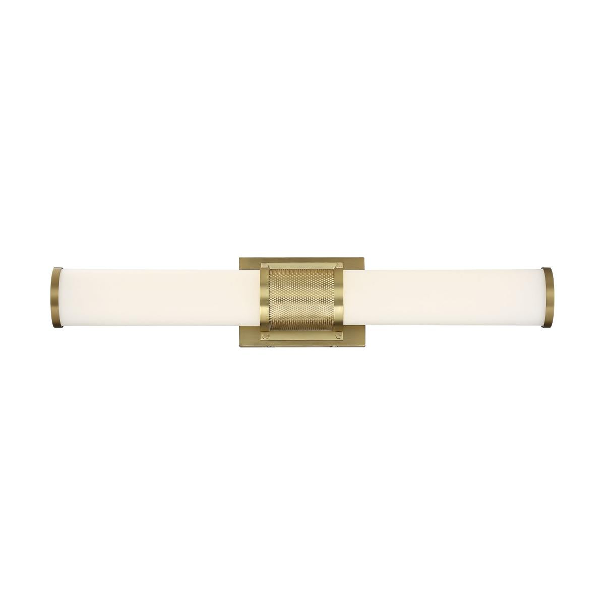 Caper - 24" LED Vanity - with Frosted Acrylic Lens - Brushed Brass Finish - Satco 62-1602