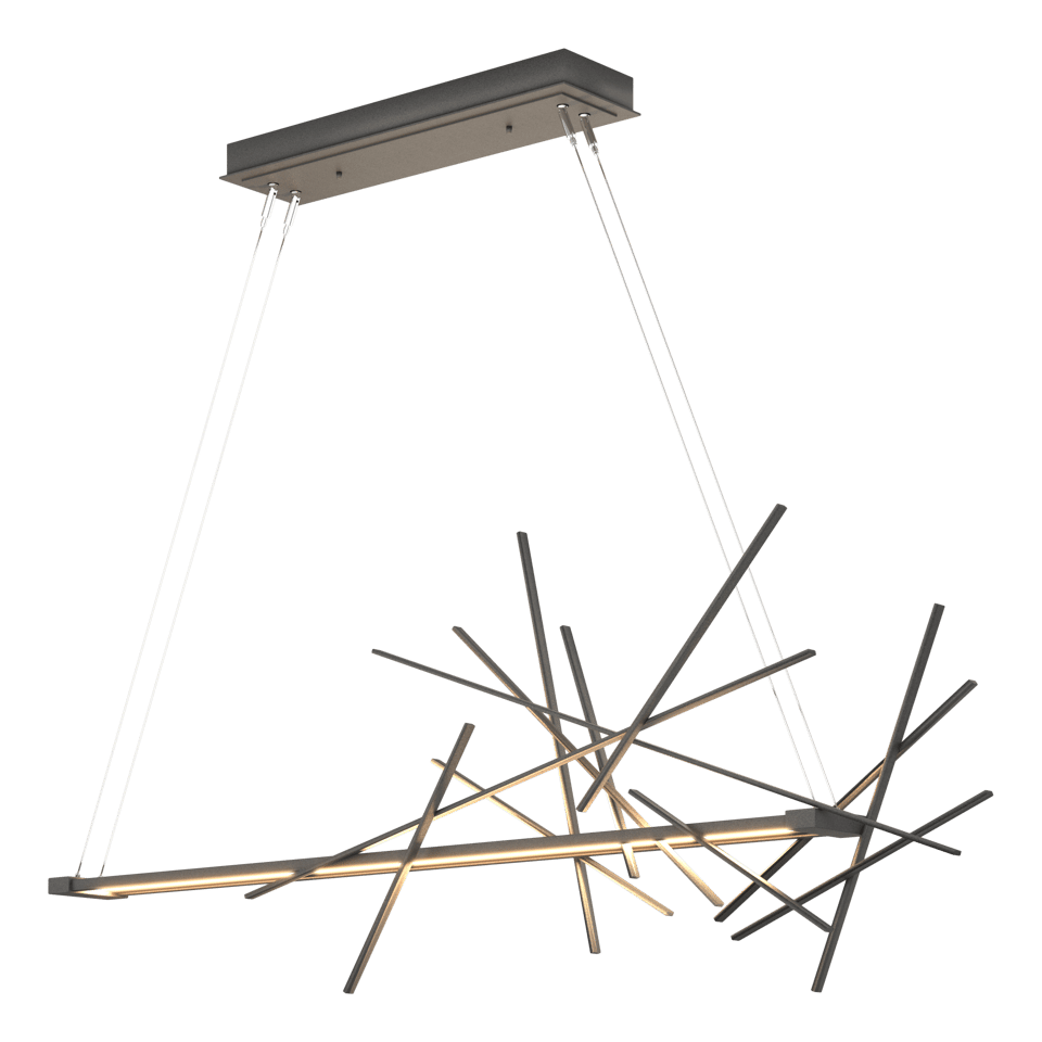 Cascade LED Pendant - Natural Iron by Hubbardton Forge