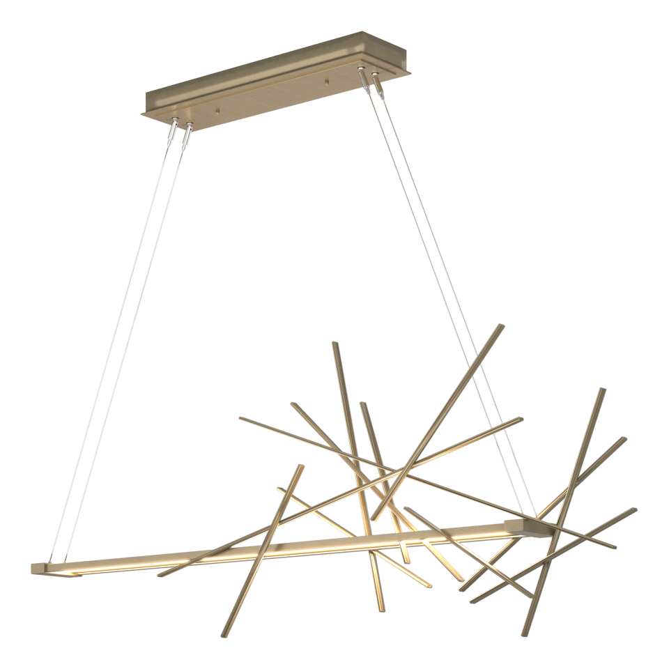 Cascade LED Pendant - Soft Gold by Hubbardton Forge