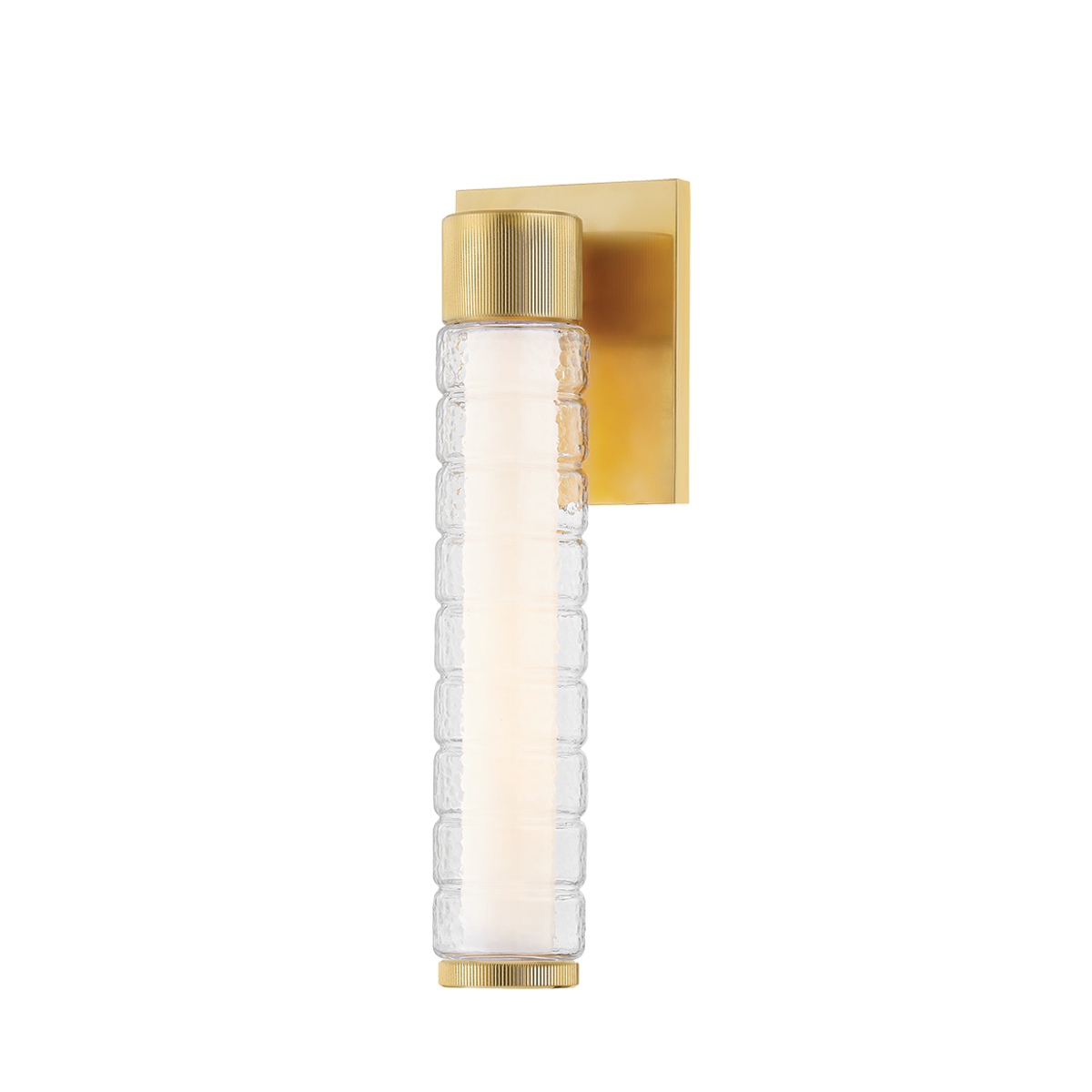 Castor Bath Sconce - 1-Light - Aged Brass by Hudson Valley Lighting