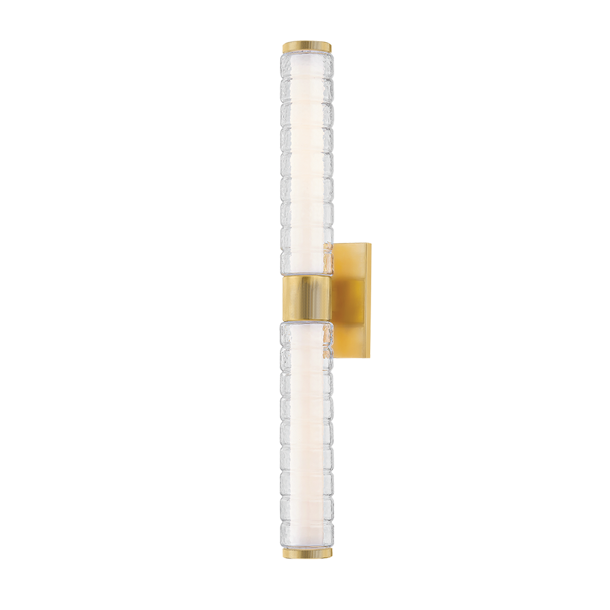 Castor Bath Sconce - 2-Light - Aged Brass by Hudson Valley Lighting