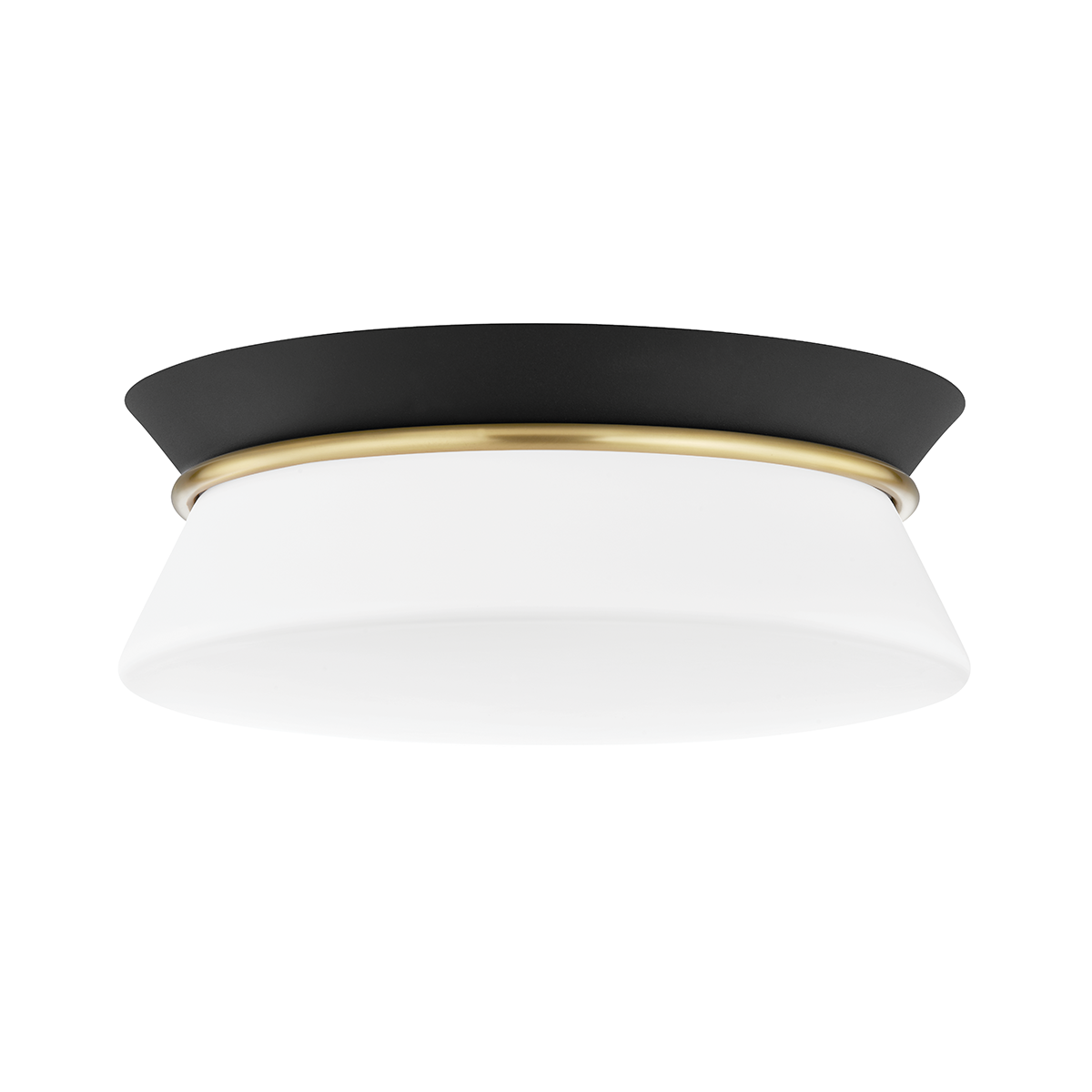 Cath Flush Mount - 2-Light - Aged Brass/Black - Mitzi H425502-AGB/BK