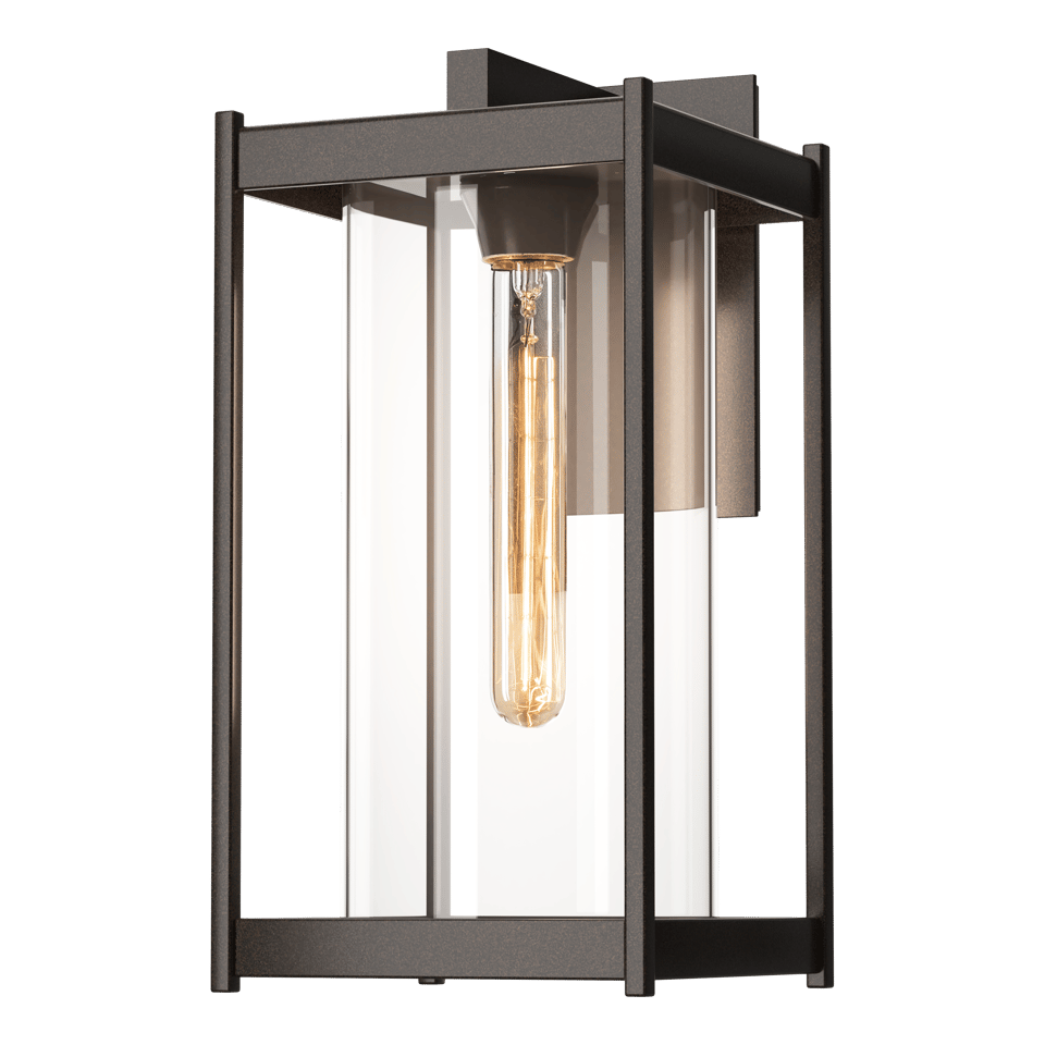 Cela Large Outdoor Sconce - Coastal Bronze - Clear Glass by Hubbardton Forge