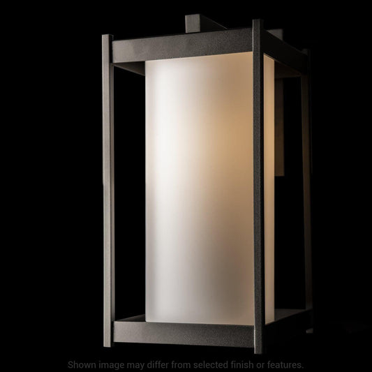 Cela Large Outdoor Sconce - White - Opal Glass by Hubbardton Forge