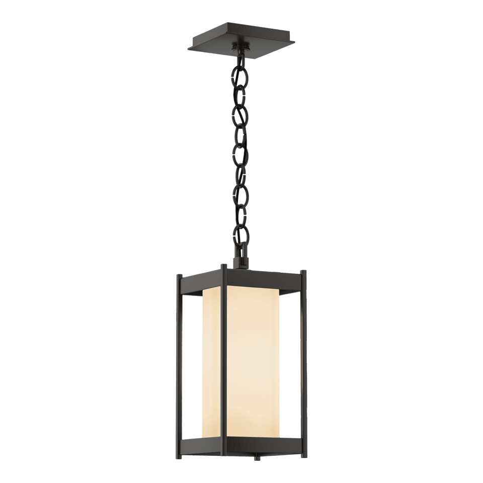 Cela Medium Outdoor Lantern - Oil Rubbed Bronze - Opal Glass by Hubbardton Forge