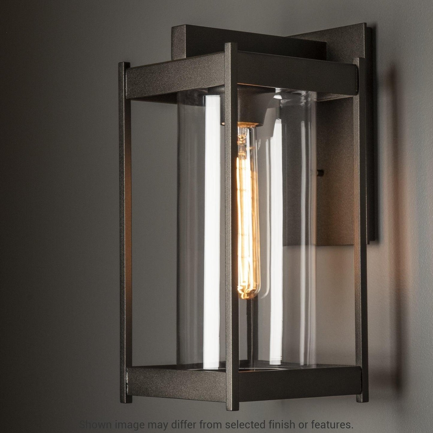 Cela Medium Outdoor Sconce - White - Opal Glass by Hubbardton Forge