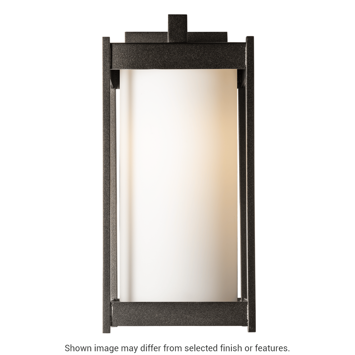 Cela Medium Outdoor Sconce - White - Opal Glass by Hubbardton Forge