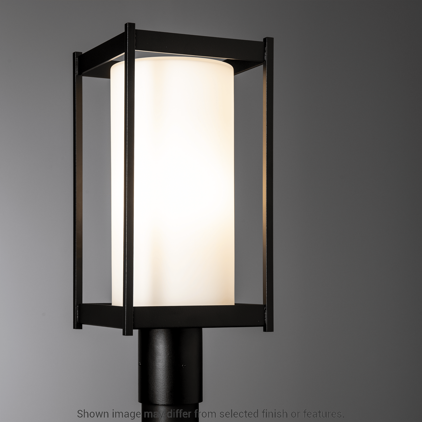 Cela Outdoor Post Light - White - Opal Glass by Hubbardton Forge