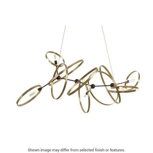 Celesse Pendant - Ink - Modern Brass Accent by Hubbardton Forge