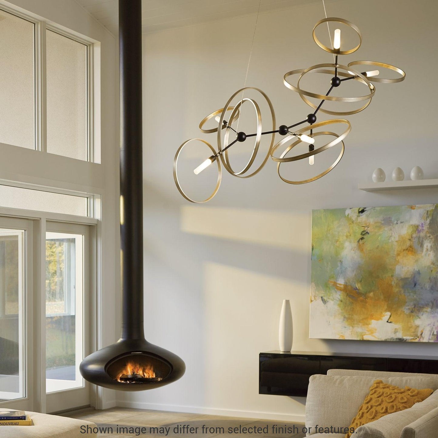 Celesse Pendant - White - White Accent by Hubbardton Forge
