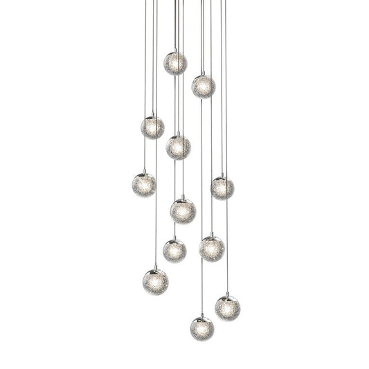 Champagne Bubbles 12-Light LED Chandelier by SONNEMAN
