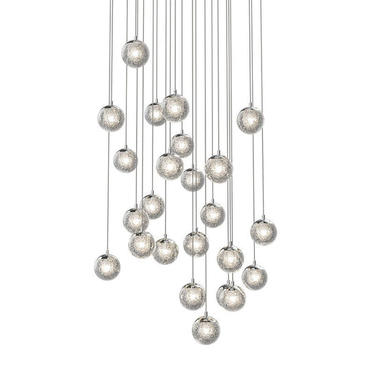 Champagne Bubbles 24-Light LED Chandelier by SONNEMAN
