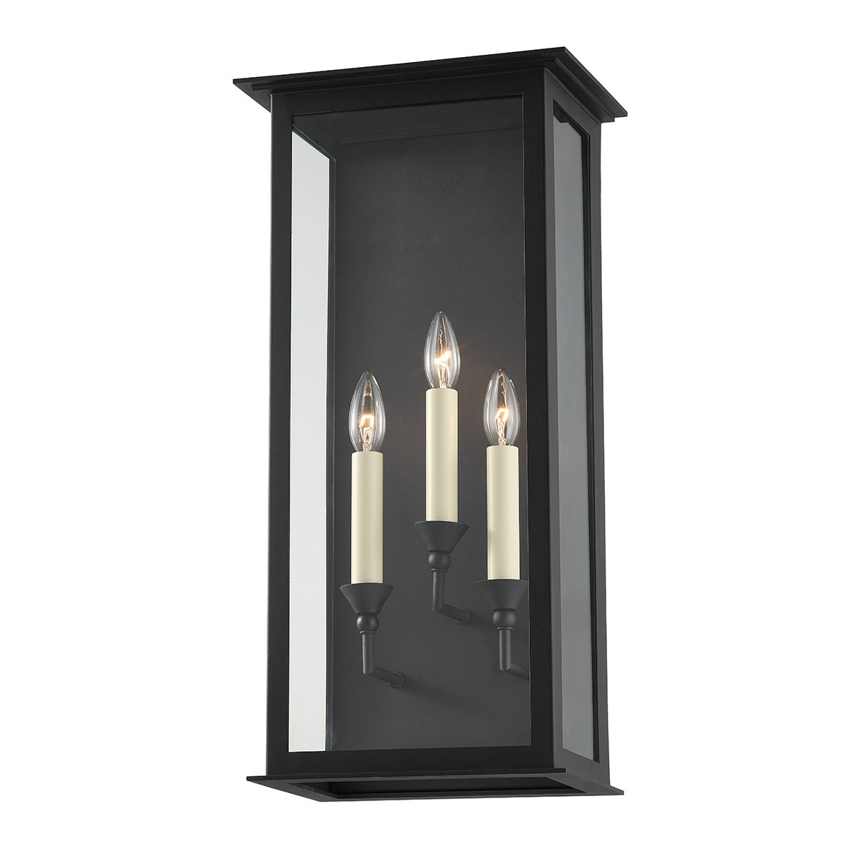 Chauncey Wall Sconce - 3-Light - Textured Black - Troy Lighting B6993-TBK