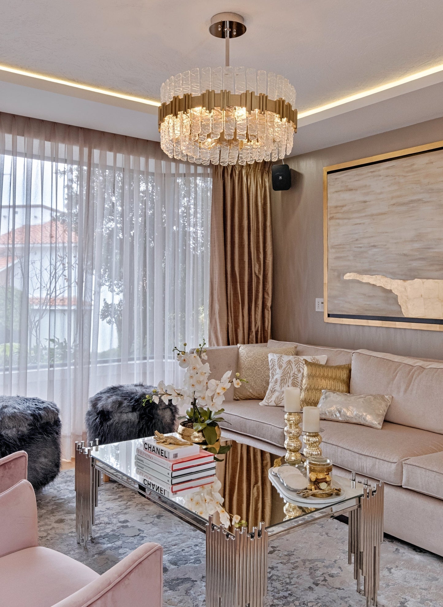 Ciro Chandelier by Corbett Lighting