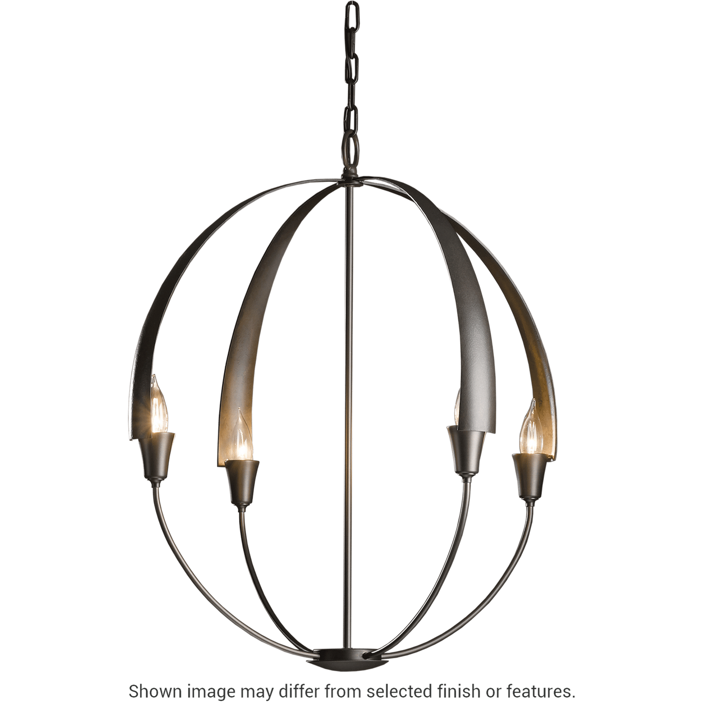Cirque Large Chandelier - White by Hubbardton Forge
