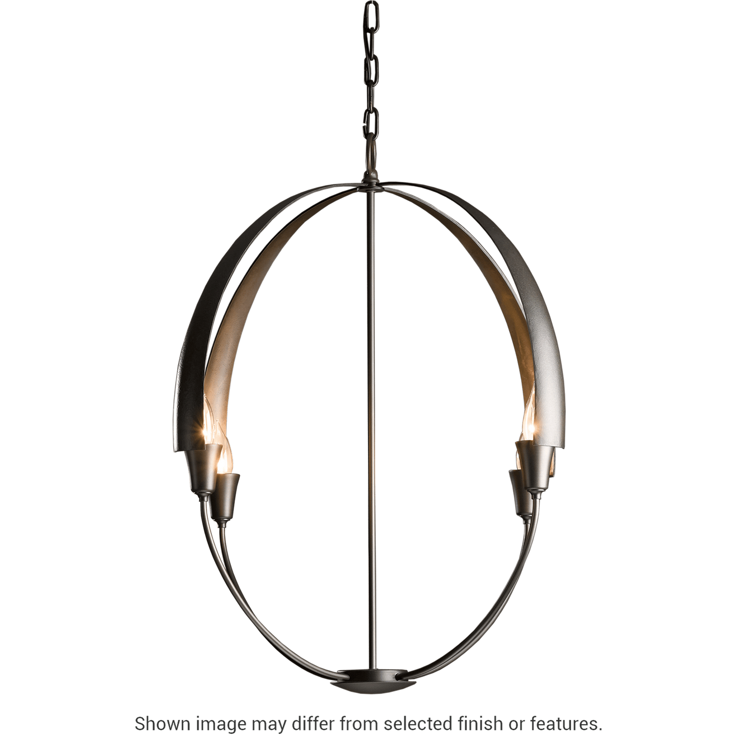 Cirque Large Chandelier - White by Hubbardton Forge