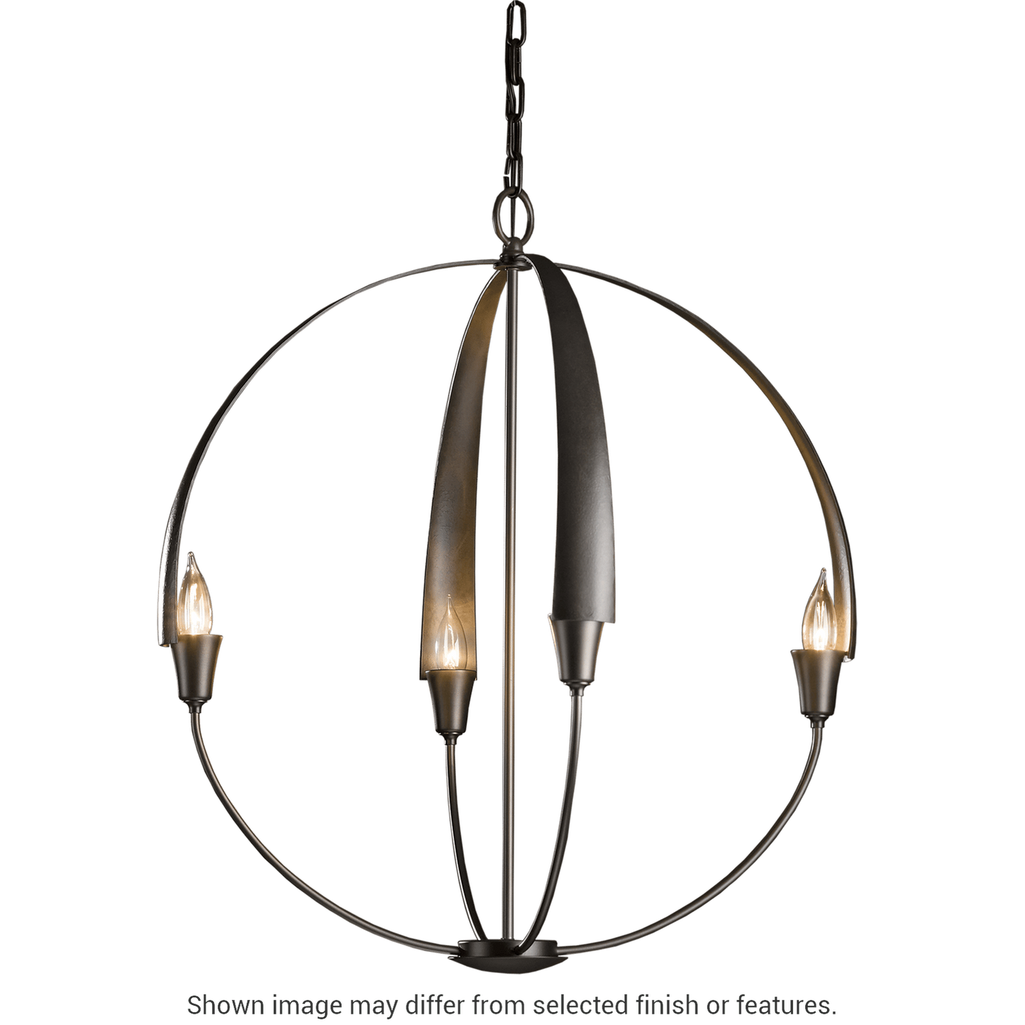 Cirque Large Chandelier - White by Hubbardton Forge