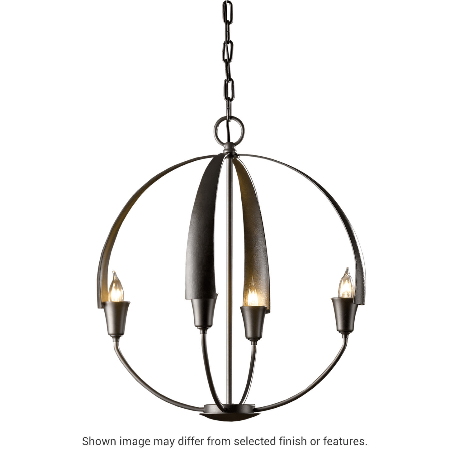 Cirque Small Chandelier - White by Hubbardton Forge