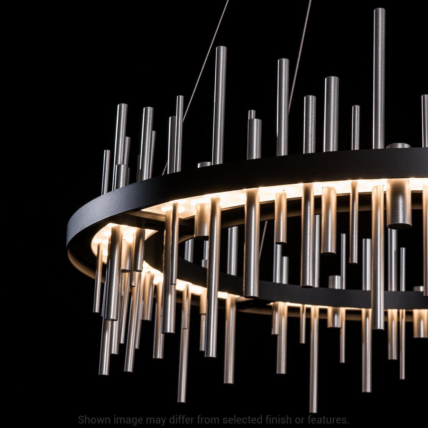 Cityscape Circular LED Pendant - White - White Accent by Hubbardton Forge