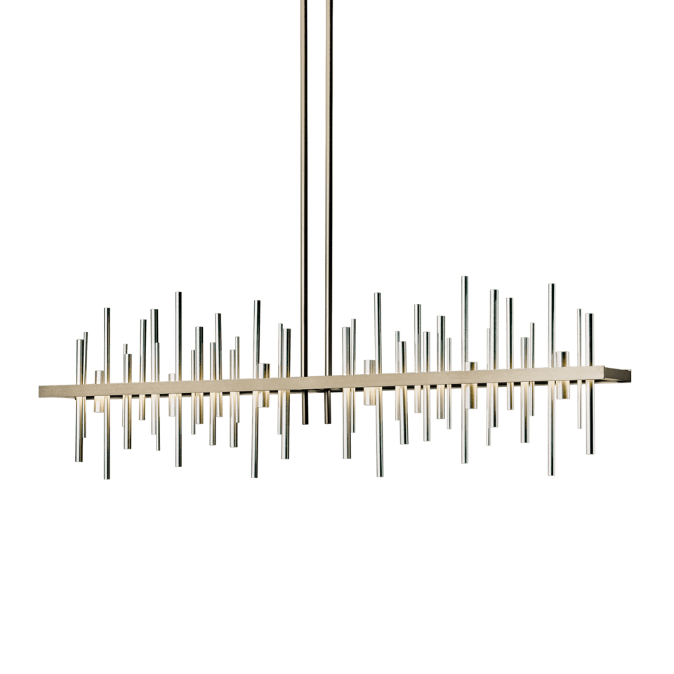 Cityscape Large LED Pendant - Soft Gold - Sterling Accent by Hubbardton Forge