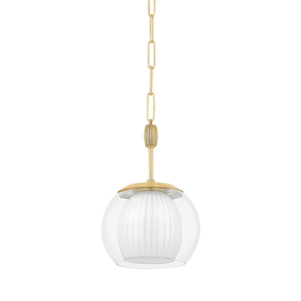Clementon Pendant - Aged Brass by Hudson Valley Lighting