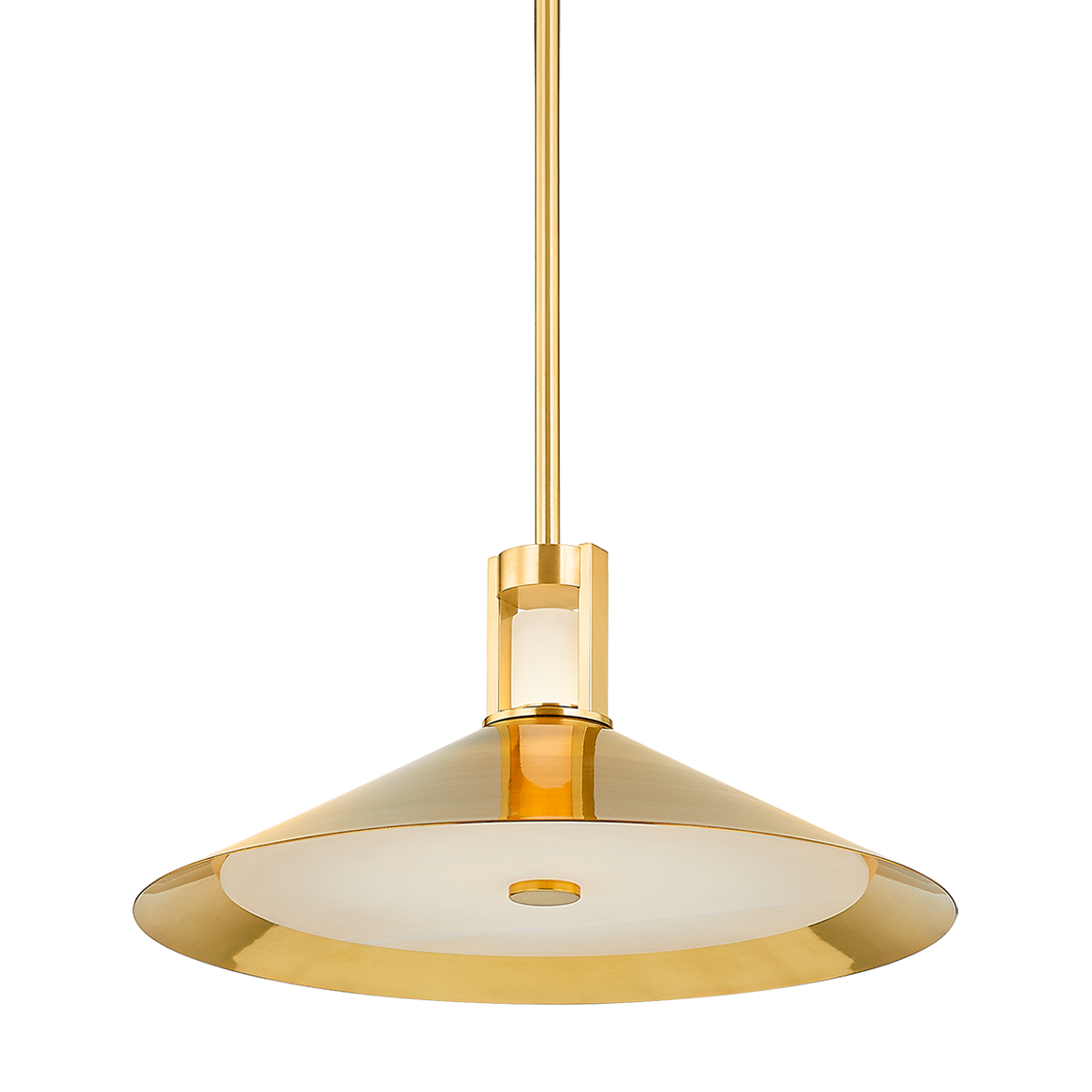 Clermont Pendant - Aged Brass by Hudson Valley Lighting