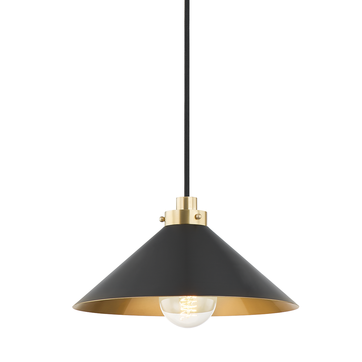 Clivedon Pendant - Aged Brass/Distressed Bronze by Hudson Valley Lighting