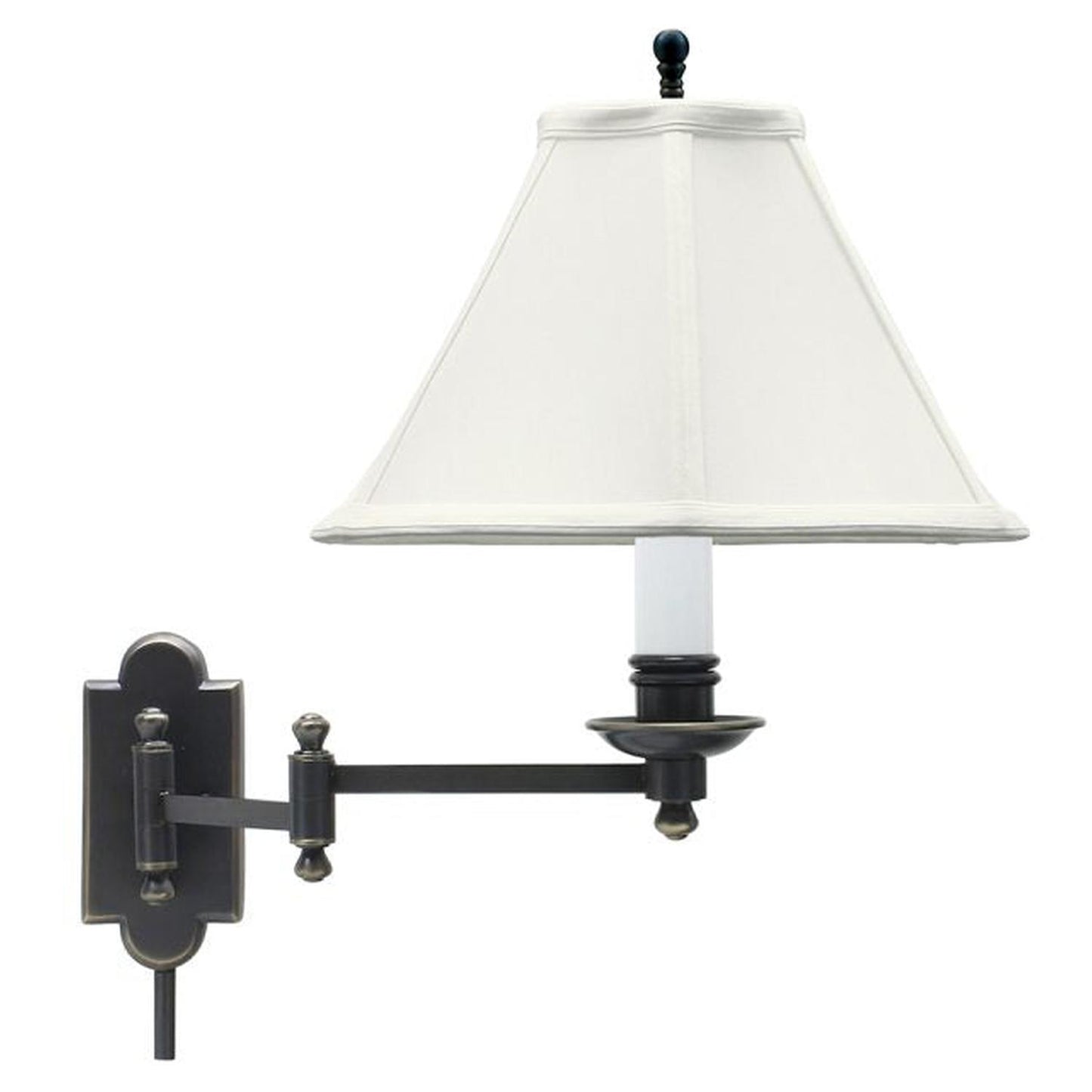 Club Wall Swing Arm Lamp - CL225-OB - Oil Rubbed Bronze by House of Troy