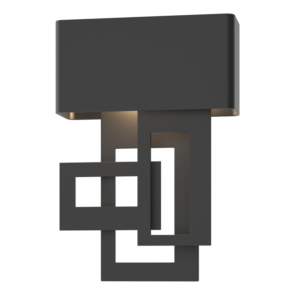 Collage Small Dark Sky Friendly LED Outdoor Sconce - Coastal Black - Right-Facing by Hubbardton Forge
