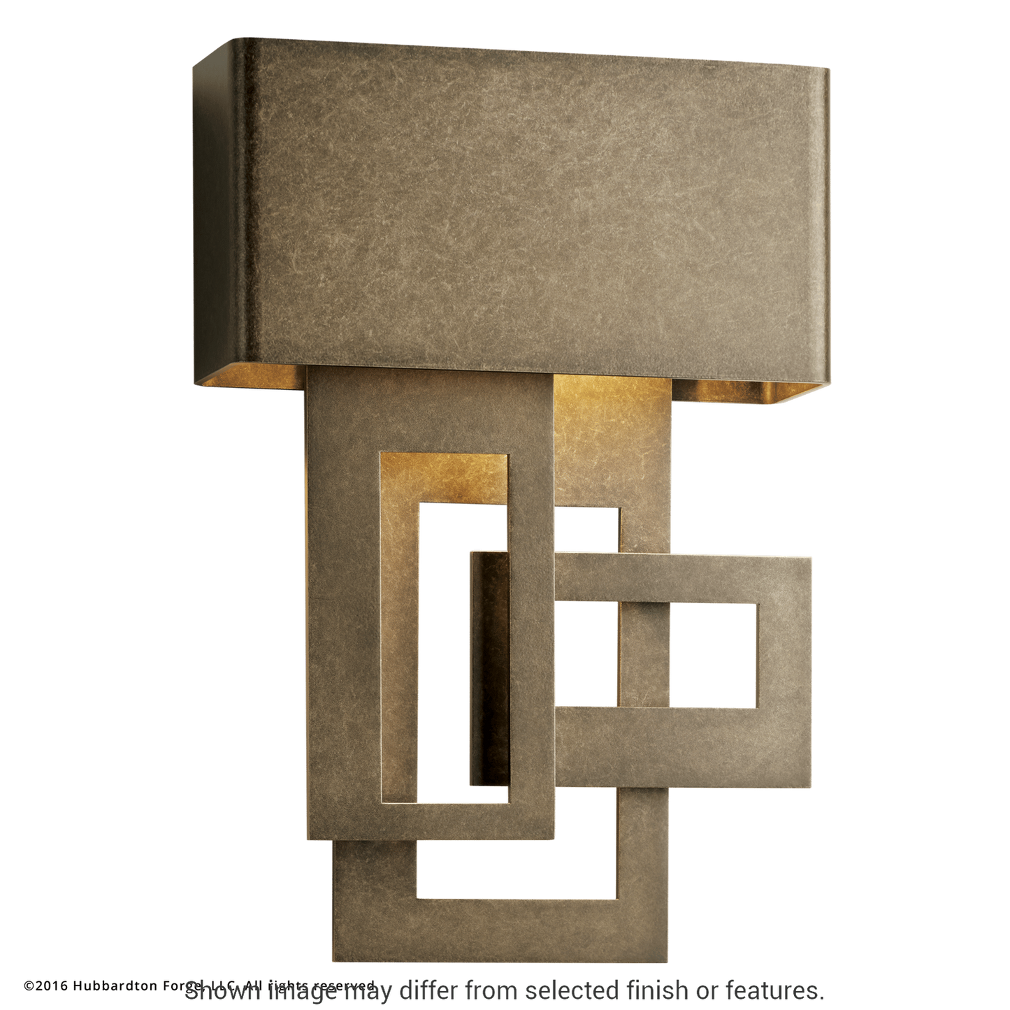 Collage Small Dark Sky Friendly LED Outdoor Sconce - White - Left-Facing by Hubbardton Forge