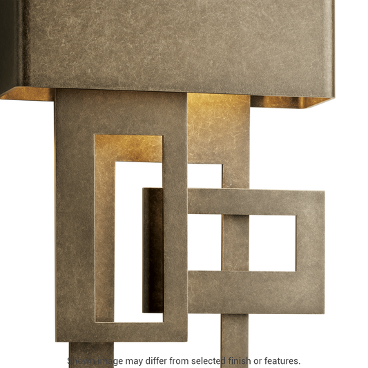 Collage Small Dark Sky Friendly LED Outdoor Sconce - White - Right-Facing by Hubbardton Forge